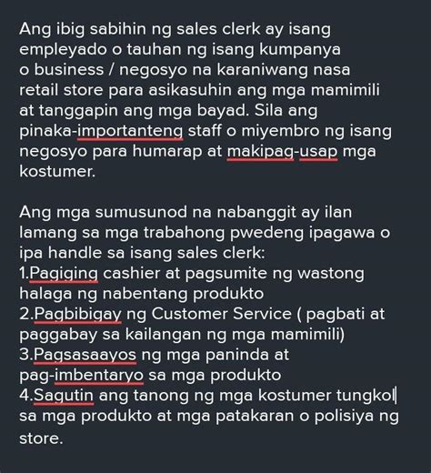 sales in tagalog kahulugan